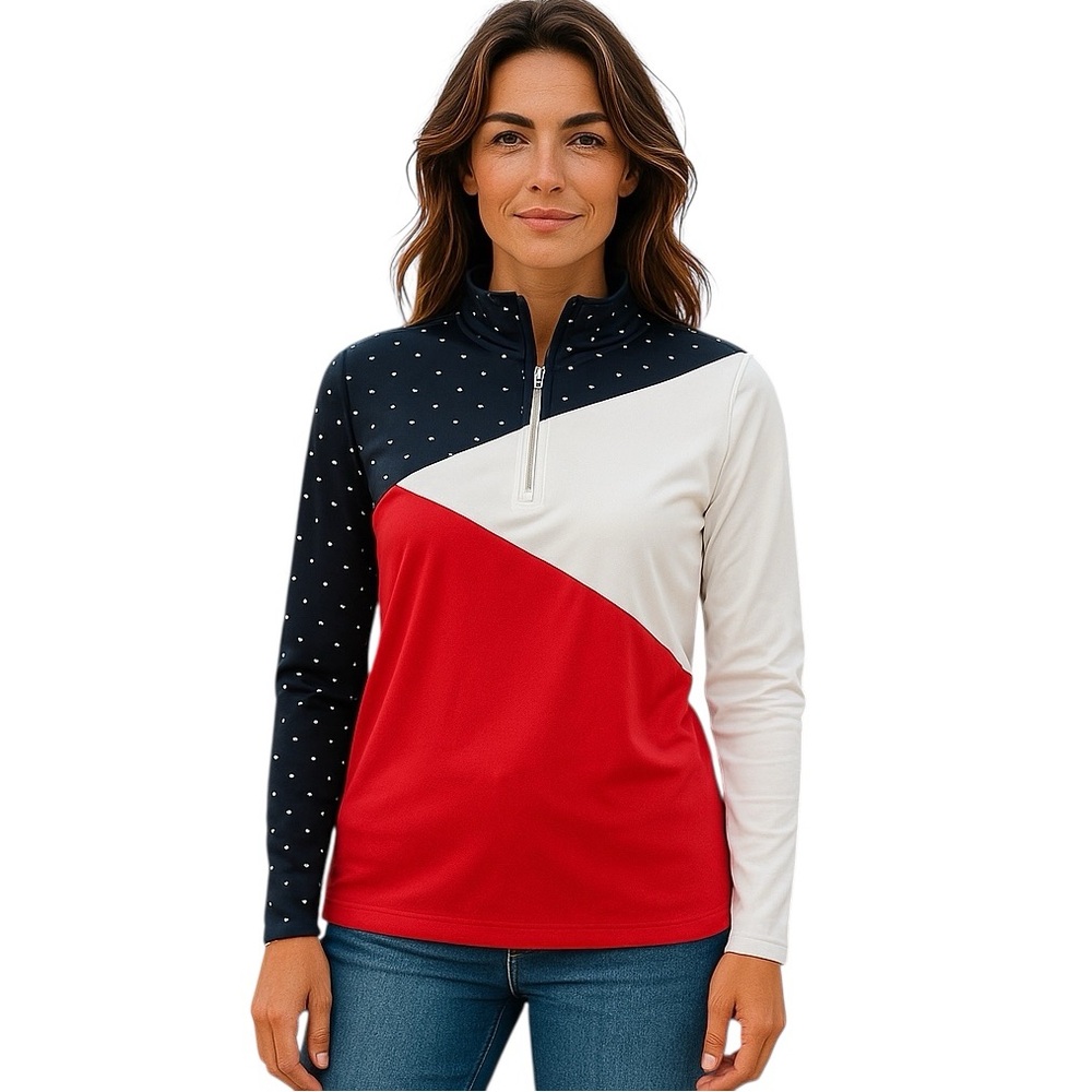 Lady Hagen Stars and Stripes Pullover
